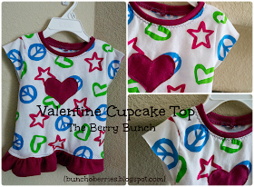 The Berry Bunch: Sewing Mama RaeAnna Patterns: Valentine's Cupcake Top and Pea Coat