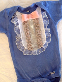 cute girl baby onesie bib shabby chic boutique