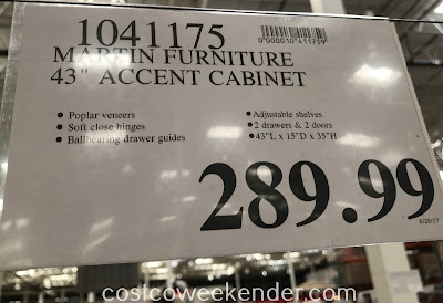 Deal for the Martin Furniture Accent Cabinet at Costco