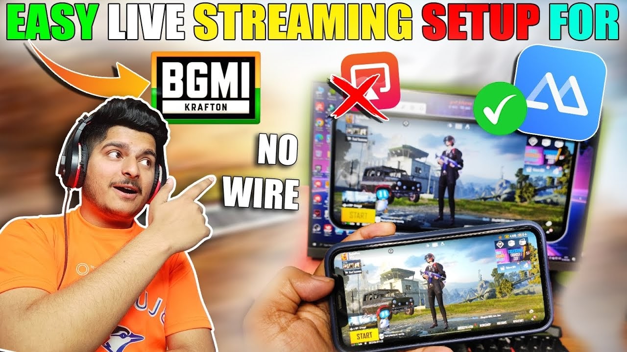 How to Stream BGMI from Mobile To PC WITHOUT WIRE How to Stream BGMI from Mobile To PC WITHOUT WIRE