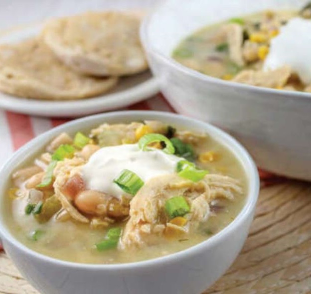 Super Healthy White Chicken Chili Recipe