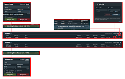 Bitfinex - Trading Platform Dashboard Explained - Order Management