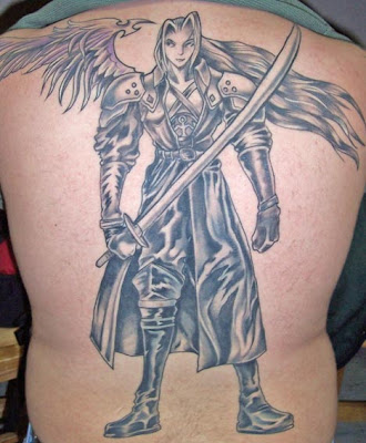 15 Stupid Video Game Tattoos It's not so much Sephiroth that stinks 