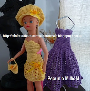 DIY - Roupa de Crochê Para a Susi Antiga Passo a Passo Com Pecunia MillioM 2