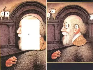 square optical illusion