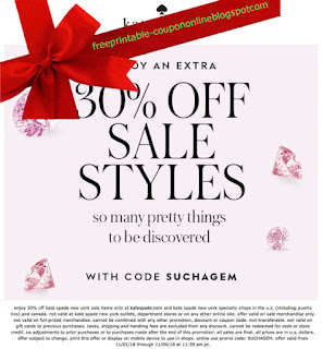 Free Printable Kate Spade Coupons