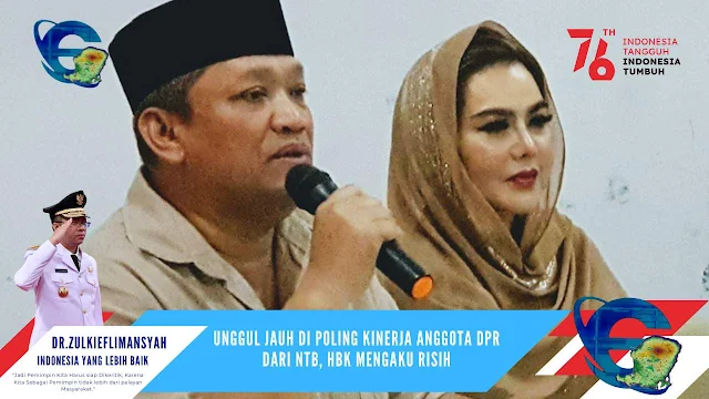 Unggul Jauh di Poling Kinerja Anggota DPR dari NTB, HBK Mengaku Risih