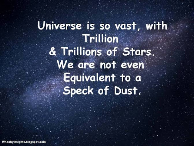 universe, trillions of stars, spiritual life