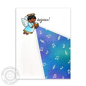 Sunny Studio Stamps: Little Angels Rejoice Card by Mendi Yoshikawa