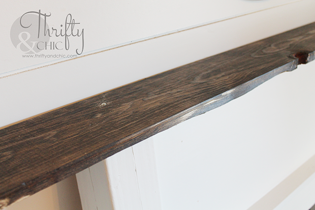 DIY faux fireplace surround and mantel. Made for under $50, would be perfect with stockins for the holidays!