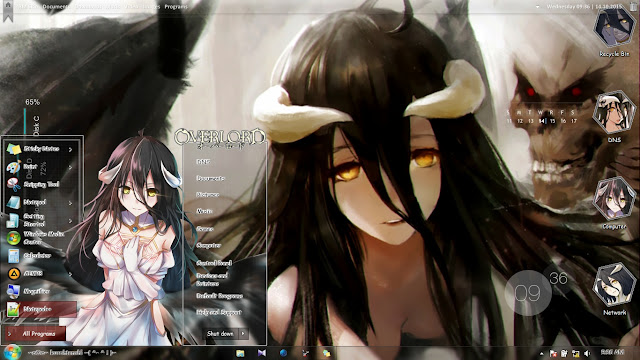 Theme Windows 7 & Windows 10 Albedo "Overlord"