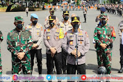 Kapolri Pimpin Langsung Apel Kesiapan Bhabinkamtibmas dan Nakes di Lapangan Promoter Ditlantas Polda Metro Jaya