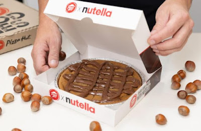 Pizza Hut's Loaded Cookie made with Nutella.