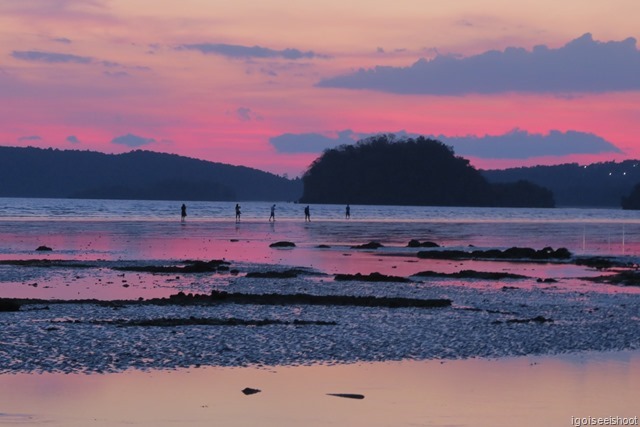 Twilight viewed from Noppharat Thara Beach.