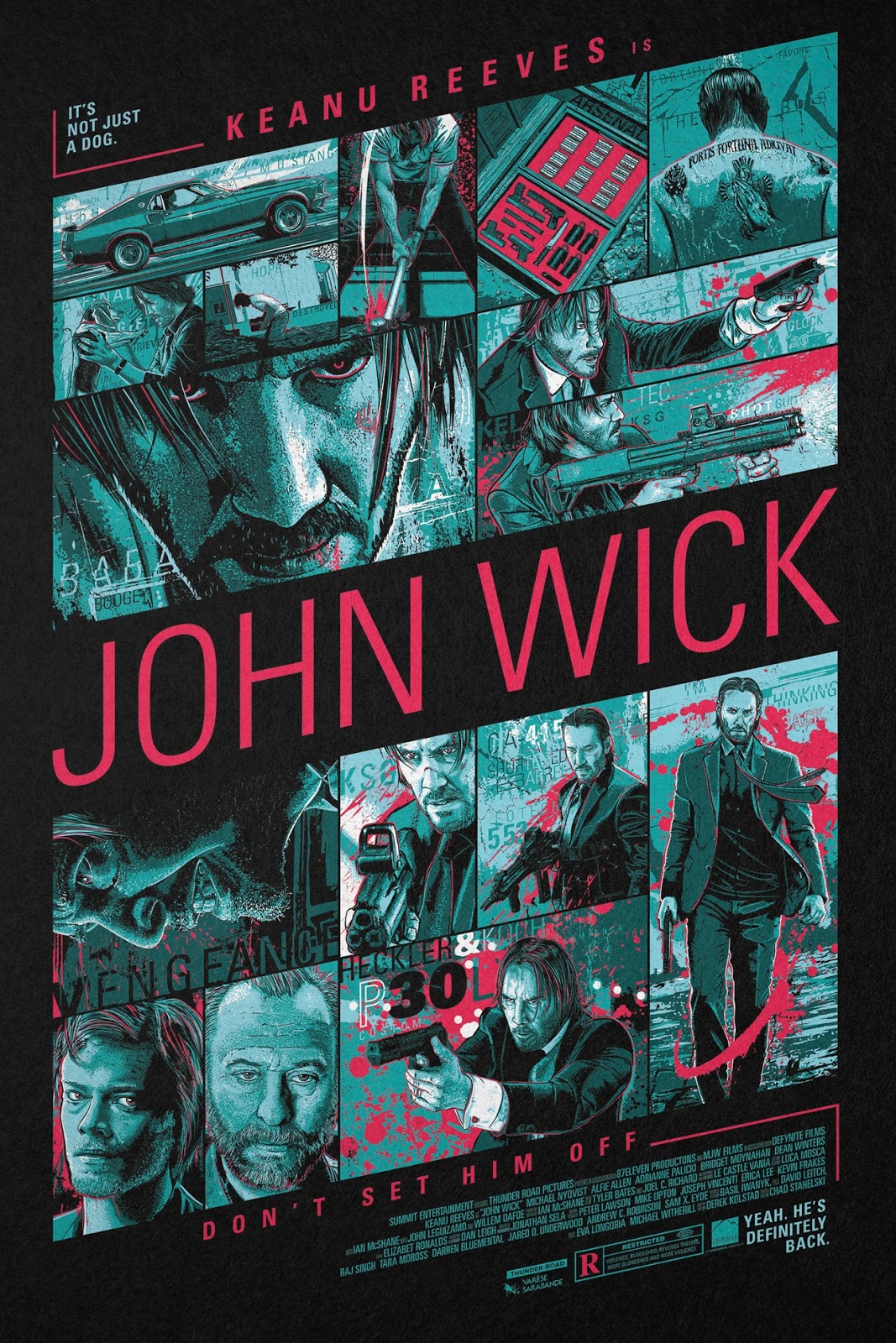 The Dork Review: Rob's Room: John Wick, Chapter 2 Posters 