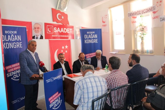 Bozkır'da Saadet Partisi’nin Yeni Başkanı Hasan Dağ