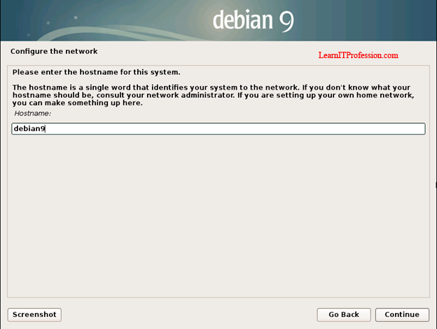 installation of debian 9 with lvm