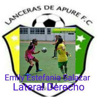 Lanceras de Apure en octavos de final liga nacional fémenina de fútbol.