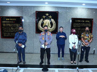 Rapat Bersama Wamen BUMN dan Dirut Pertamina, Kapolri Pastikan Stok BBM Bersubsidi Terjamin dan Tepat Sasaran