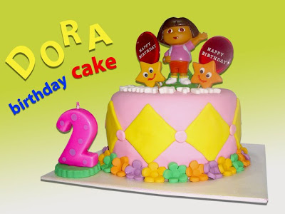 Dora Birthday Cake on Olanos  Dora Birthday Cake