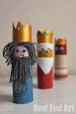 http://www.redtedart.com/2013/04/24/kids-crafts-3-kings/