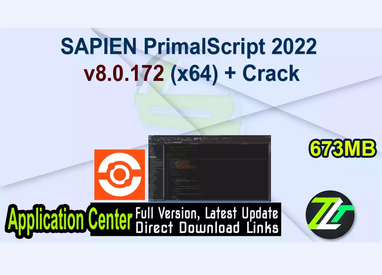 SAPIEN PrimalScript 2022 v8.0.172 (x64) + Crack
