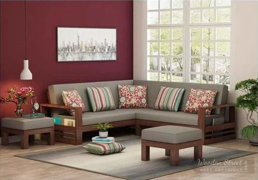 model sofa berbentuk L