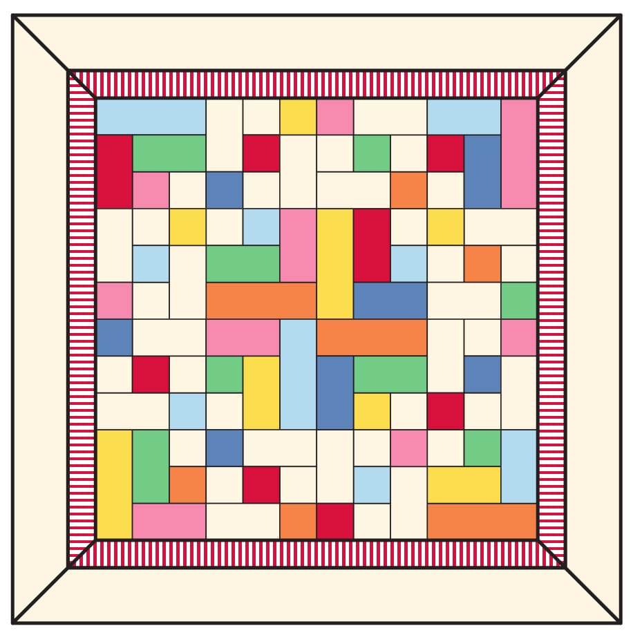 Mitered borders. Quilt Glossary