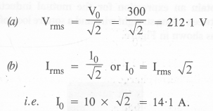 Solutions Class 12 Physics Chapter-7 (Alternating Current)