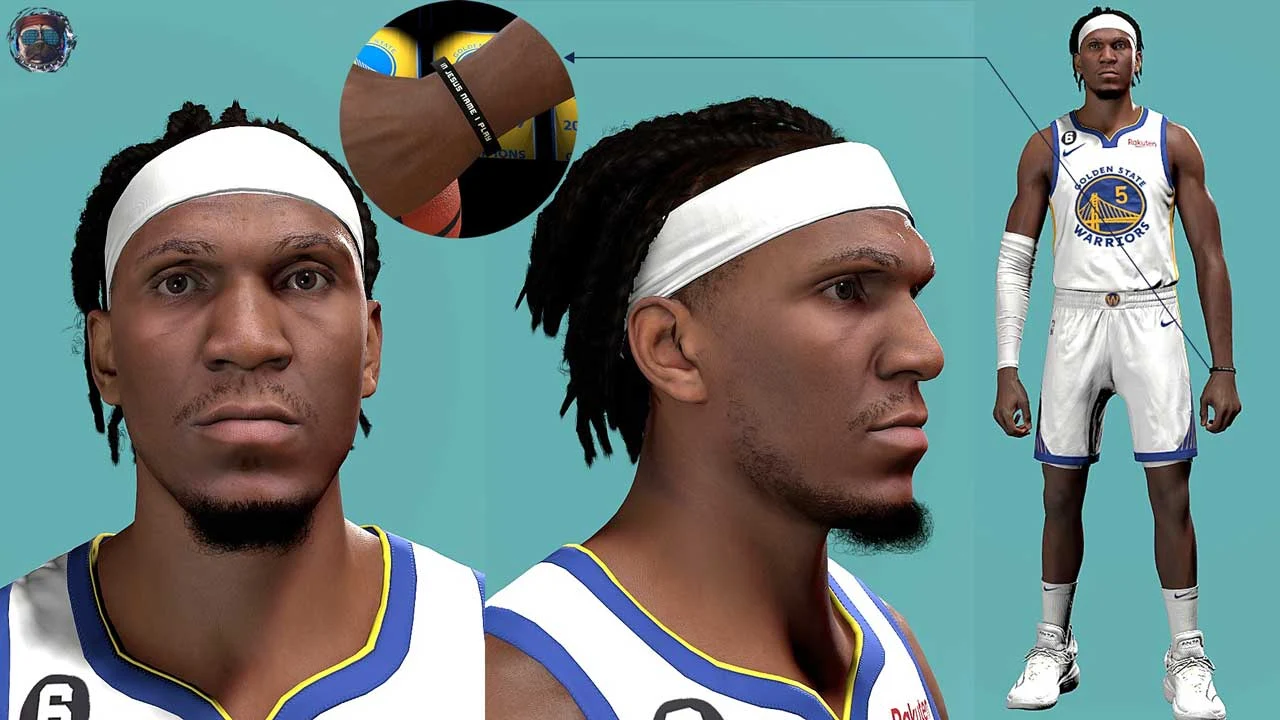 NBA 2K23 Kevon Looney Cyberface