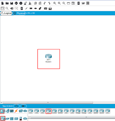 KONFIGURASI ROUTER CISCO PACKET TRACER