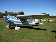 I love Cessna 195sthis guy made an awesome pass on departure, too (triple airplanes small)