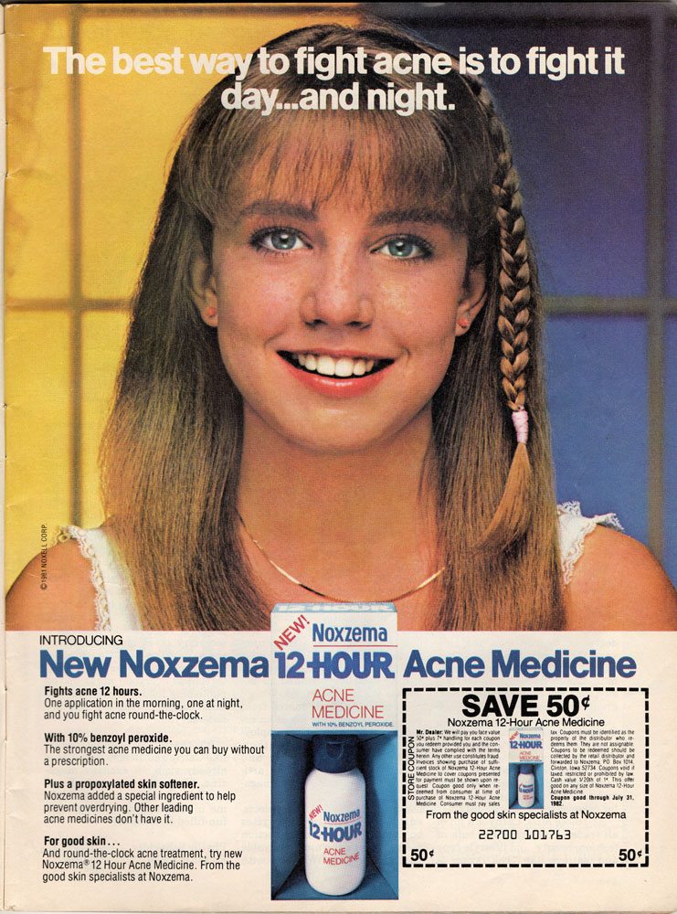 And a great Noxema ad with Dana Plato And another Noxema ad with Mariel 