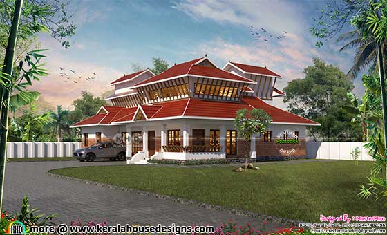 Traditional Kerala style Club house