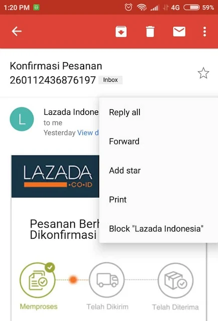 Cara Forward Email ke WhatsApp