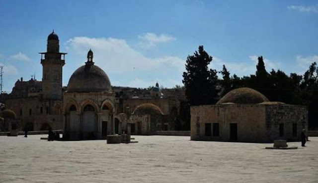 Храмовая гора и Купол Скалы, также известный как Харам Аш-Шариф