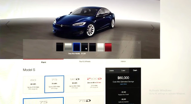 2017 tesla model s configurations 