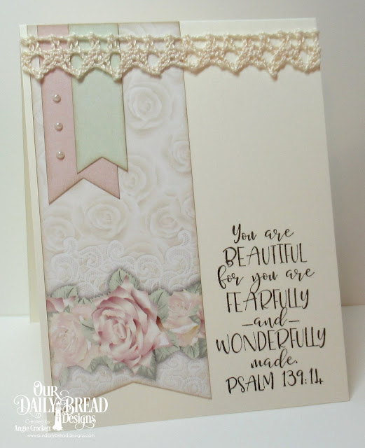 ODBD Today and Everyday, ODBD Romantic Roses Paper Collection, Card Designer Angie Crockett