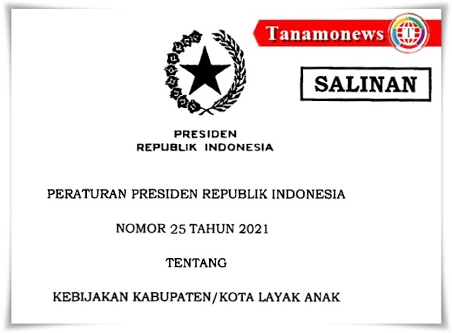 Presiden Jokowi Terbitkan Perpres 25/2021 tentang Kebijakan Kabupaten/Kota Layak Anak