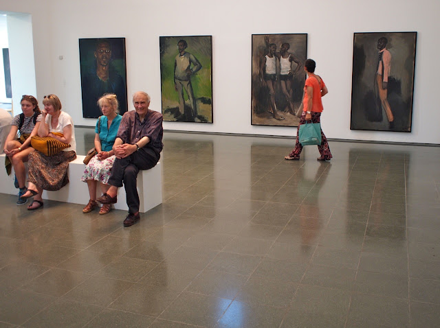 Lynette Yiadom-Boakye paintings at the Serpentine Gallery, Londo