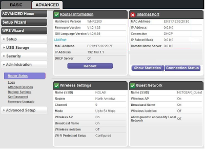 Get Public IP address on Netgear 6300 router