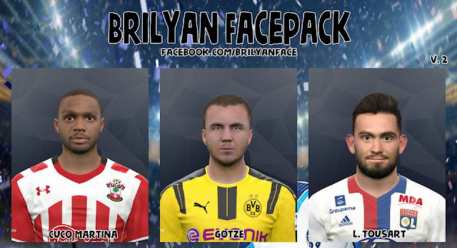 PES 2017 Facepack v2 by Brilyan