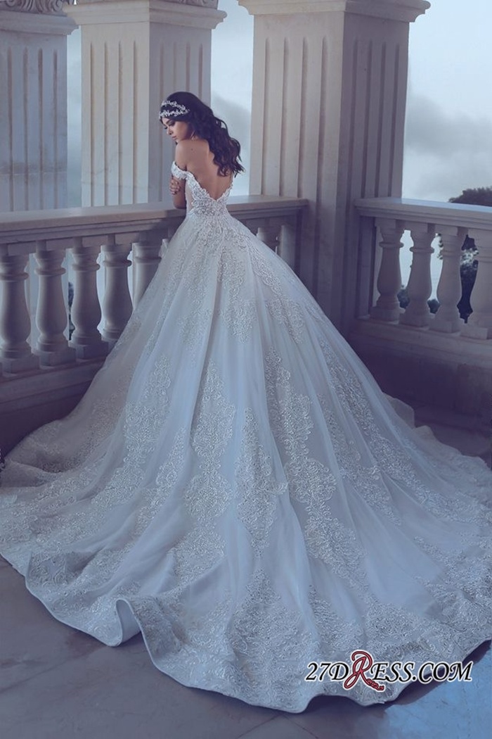 https://www.27dress.com/p/chic-lace-off-the-shoulder-long-train-wedding-dress-107070.html