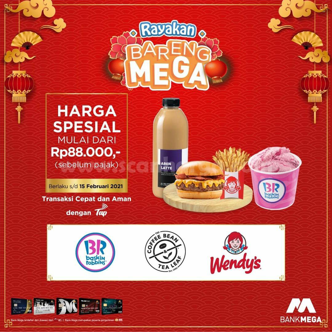 The Coffee Bean Promo Paket IMLEK! hanya 88Ribu Bareng Bank Mega