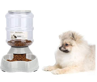 Dog Food Dispenser,8.3lbs Automatic Pet Food Dispenser,Large Capacity Cat Feeder Food Station