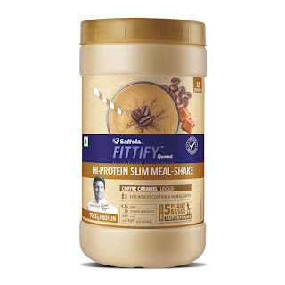 Protein Shake :Saffola FITTIFY Gourmet Hi Protein Slim Meal-Shake