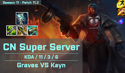 Graves JG vs Kayn - CN Super Server 11.2