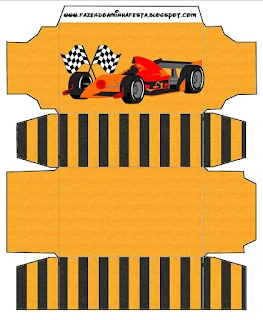 F1 Party,  Free Printable Box.