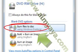 Cara Copy File Data Ke Cd/Dvd Di Windows
