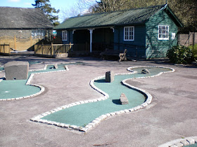 Crazy Golf course at The Glebe in Bowness-on-Windermere